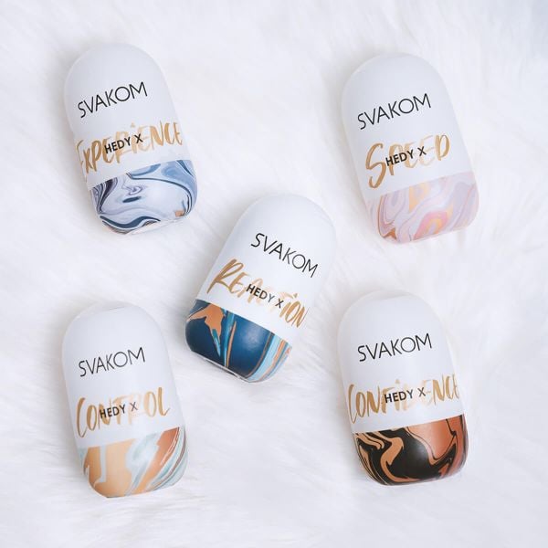 Âm đạo giả Svakom Hedy X dạng trứng nhỏ gọn silicon mềm mịn