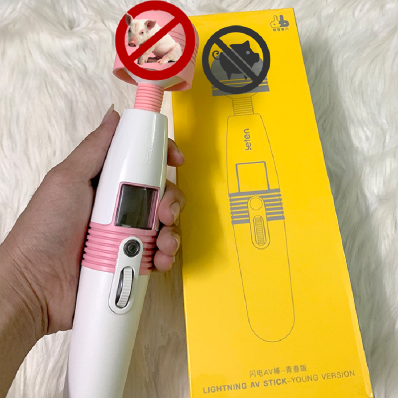 Chày rung Leten massage điểm G sưởi ấm xoay 360 màn hình LCD cực mạnh