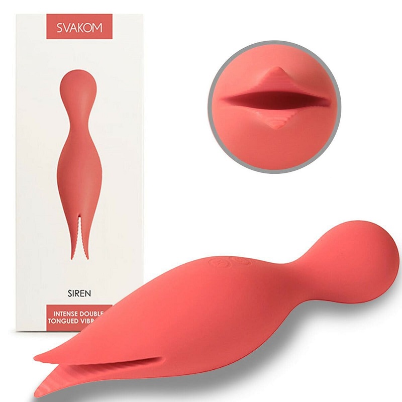 Chày rung massage 2 đầu kích thích điểm G Svakom Siren chính hãng