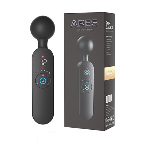 Chày rung massage đèn Led kích thích âm đạo cao cấp có sưởi ấm Ares Smart Vibrator