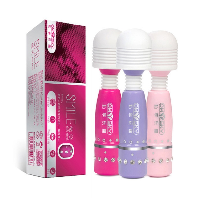 Chày rung mini OMSKY Smile 360 độ massage kích thích điểm G