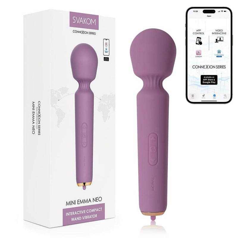 Chày rung mini Svakom Emma Neo massage kích thích điểm G hạt le cao cấp