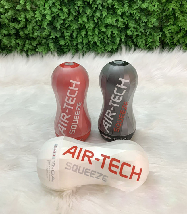 Cốc thủ dâm Tenga Air-Tech Squeeze vỏ mềm ngụy trang đồng hồ cát