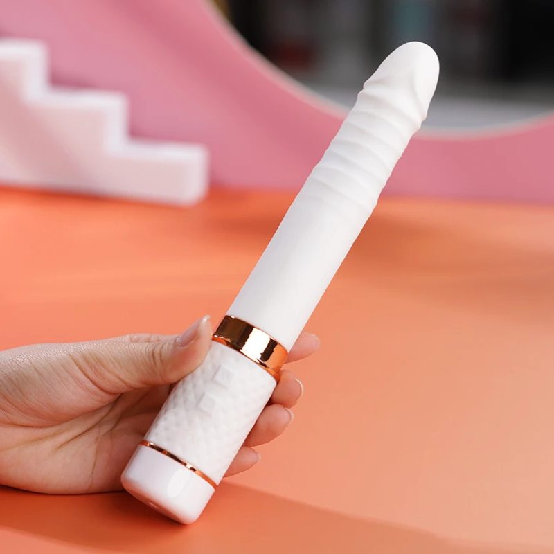 Cu giả tự động Yeain rung thụt bú hút tỏa nhiệt có nắp đậy sang trọng