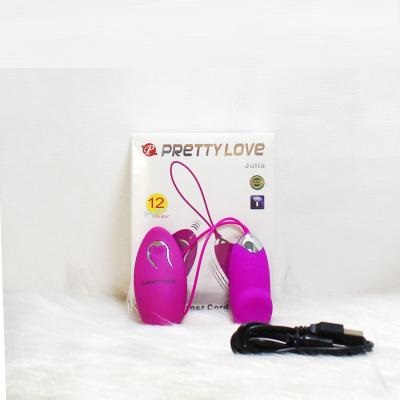 Cửa hàng Trứng rung không dây 12 chế độ Pretty Love Julia điều khiển từ xa