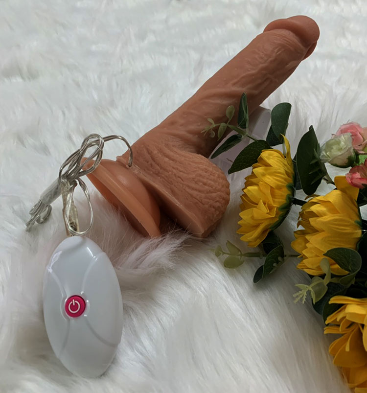 Dương vật giả hít tường Lovetoy Nature Cock Leo gân guốc điều khiển 7 chế độ rung