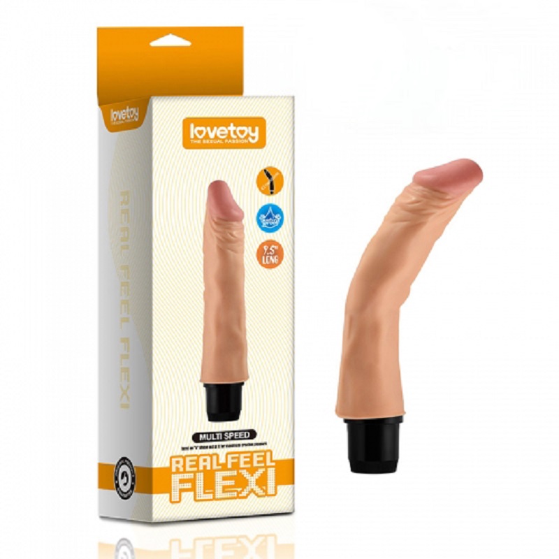 Dương vật giả rung cầm tay Lovetoy Real Feel Flexi siêu mềm giá tốt