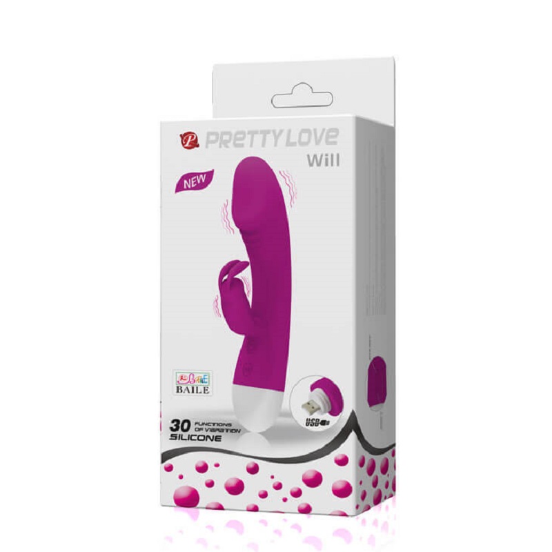 Dương vật giả size nhỏ mini Pretty Love Will có 30 kiểu rung