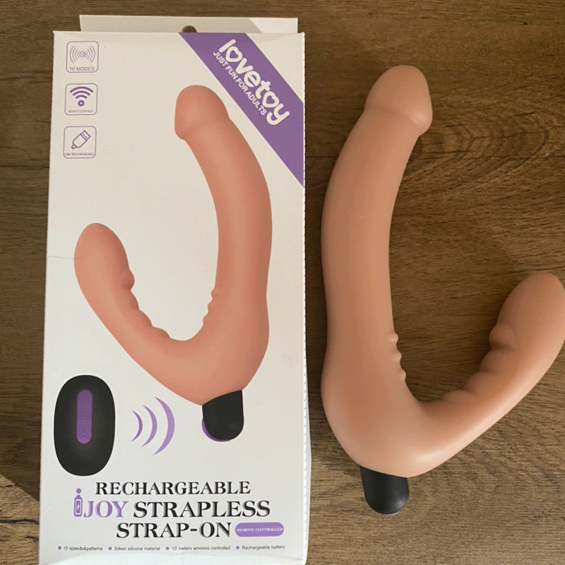 Dương vật hai đầu Lovetoy rung 10 chế độ remote điều khiển từ xa