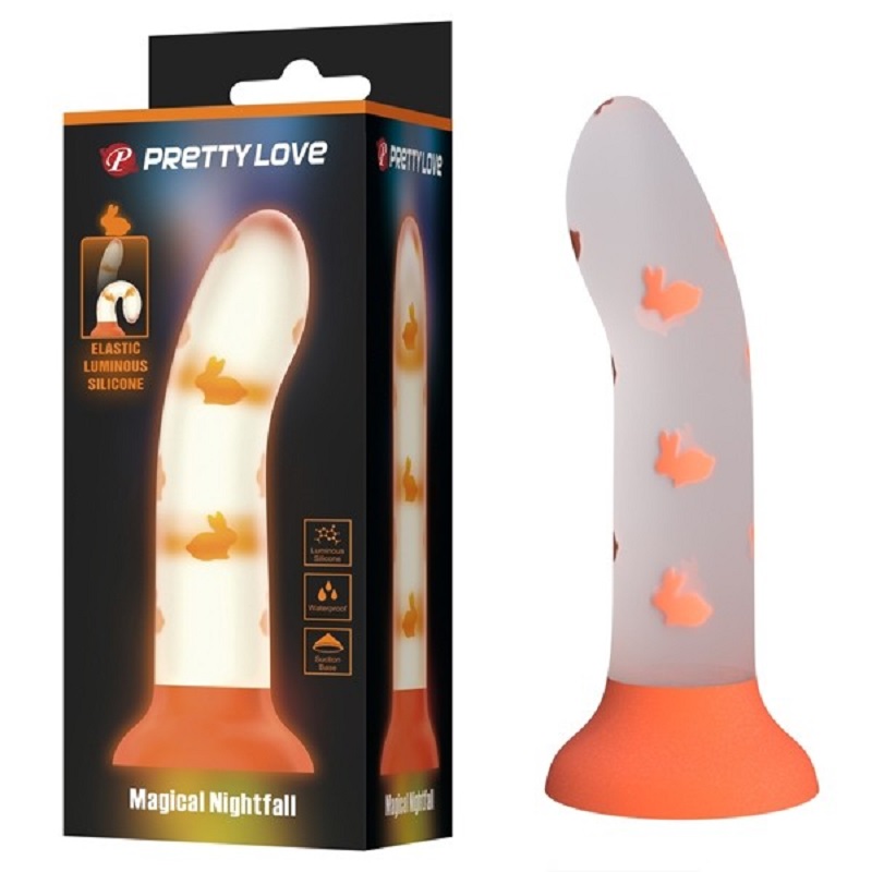 Dương vật hít tường silicon phát sáng Pretty Love Magical Nightfall độc đáo