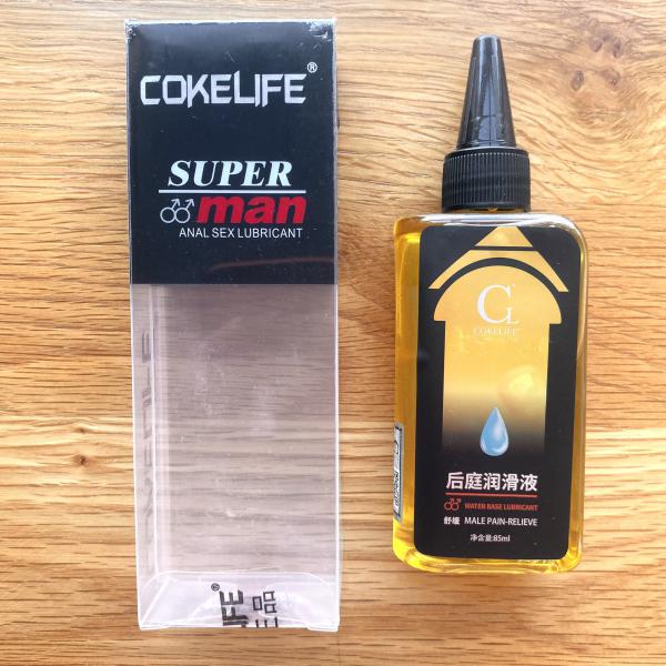 Gel bôi trơn Cokelife Superman vàng nóng ấm 85ml dùng cho nam nữ
