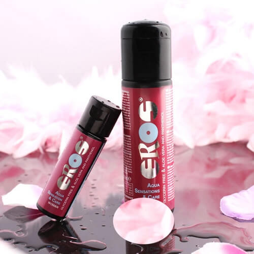 Gel bôi trơn gốc nước EROS Aqua Sensation & Care Woman 100ml làm hồng âm đạo