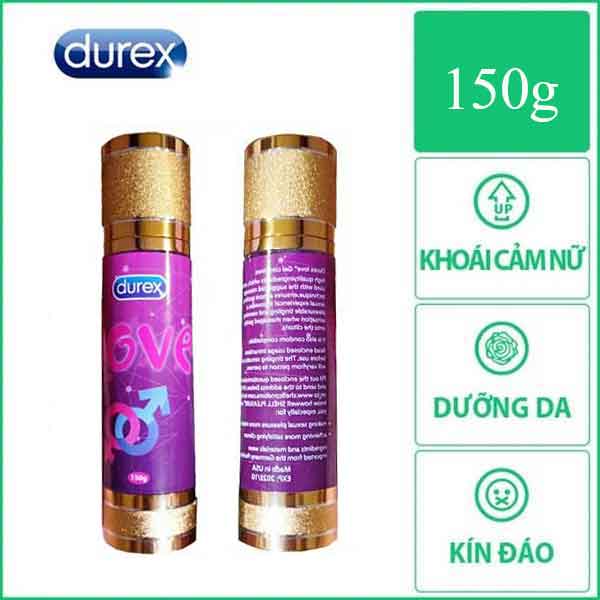 Gel bôi trơn tăng khoái cảm ấm áp Durex Love 150g kéo dài thời gian
