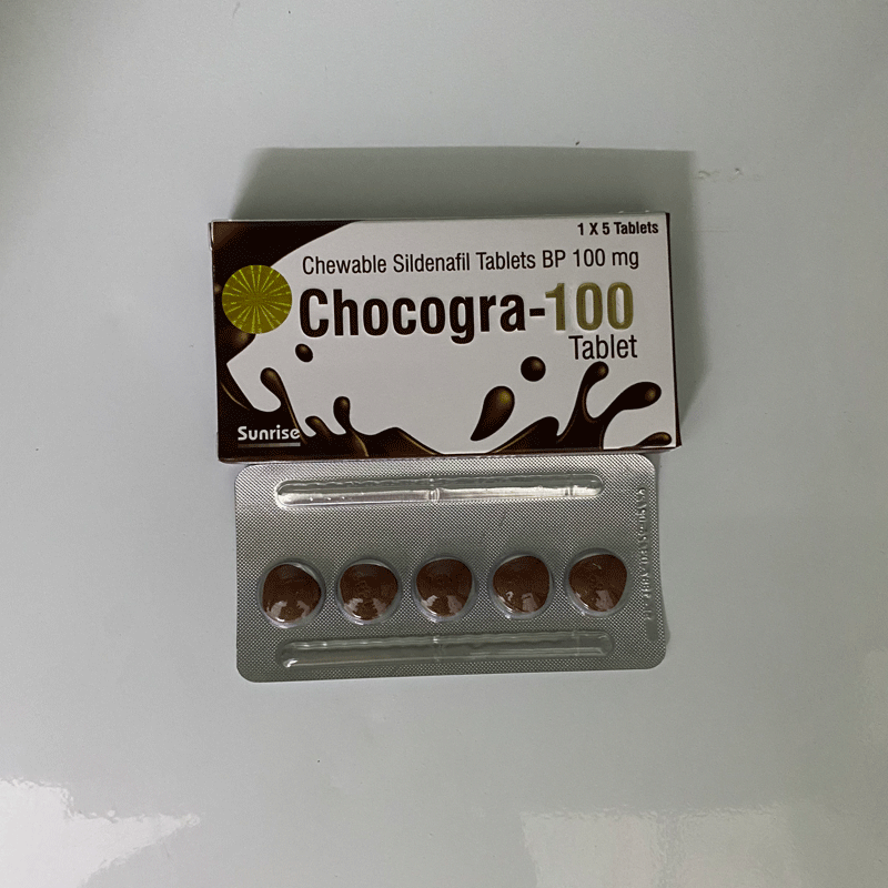 Kẹo nhai tăng cường dương nam Chocogra Sildenafil 100mg chính hãng