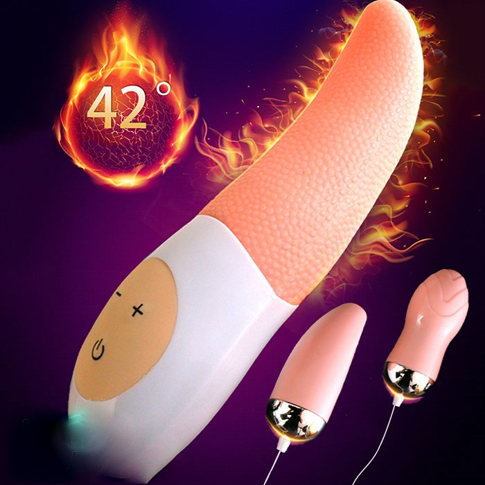 Lưỡi liếm âm đạo sưởi ấm kèm trứng rung Magic Tongue siêu kích thích