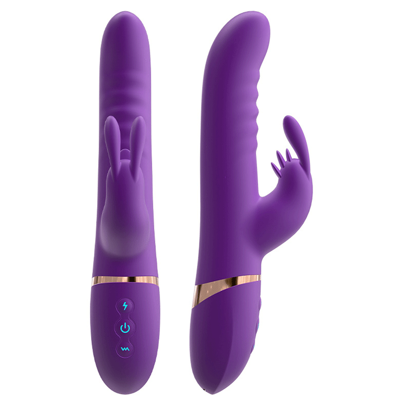 Máy massage dương vật cầm tay Indulge rung thụt có nhánh thỏ liếm đa năng