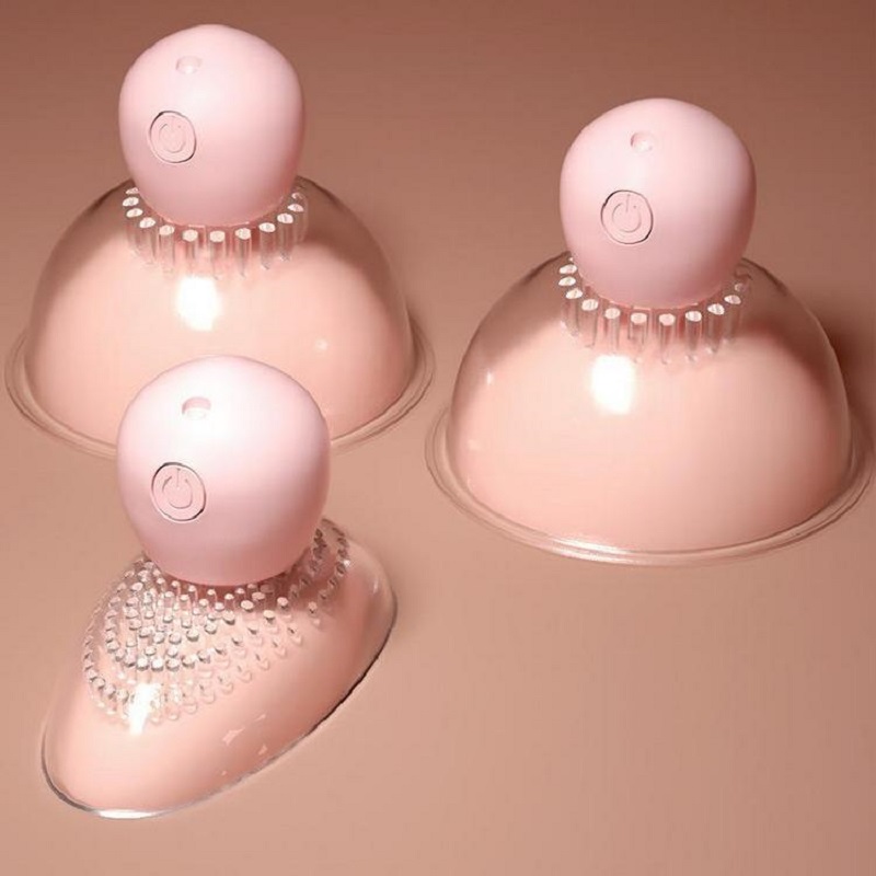 Máy massage ngực và âm đạo Jiyu 3in1 siêu mềm mịn sạc điện điều khiển từ xa