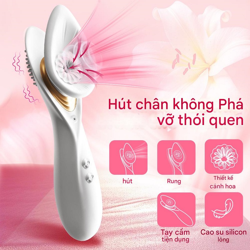 Máy mát-xa âm vật điểm G rung hút Yeain Scent Wave đỉnh cao khoái cảm