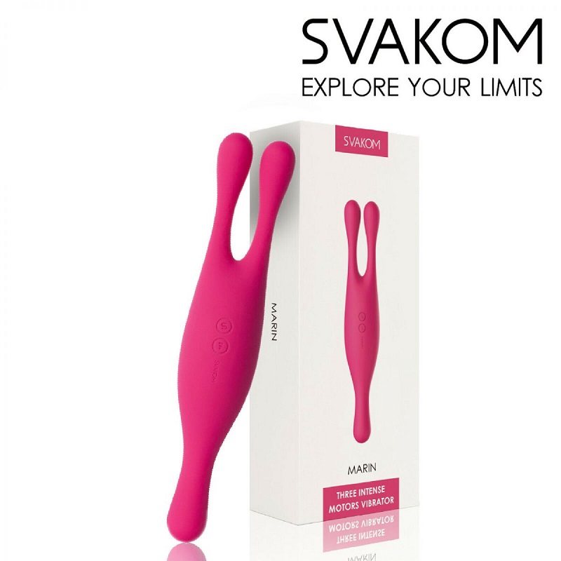 Máy mát xa điểm G mini 3 đầu Svakom Marin chính hãng rung mạnh mẽ
