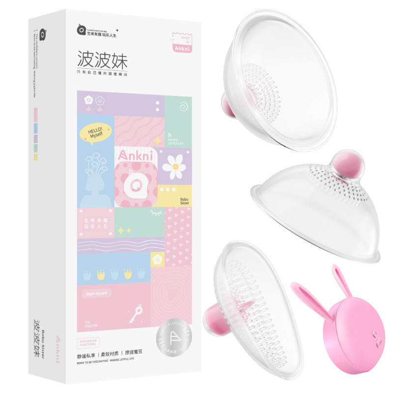Máy mát xa ngực và âm đạo điểm G Ankni Bobo 3in1 sạc pin