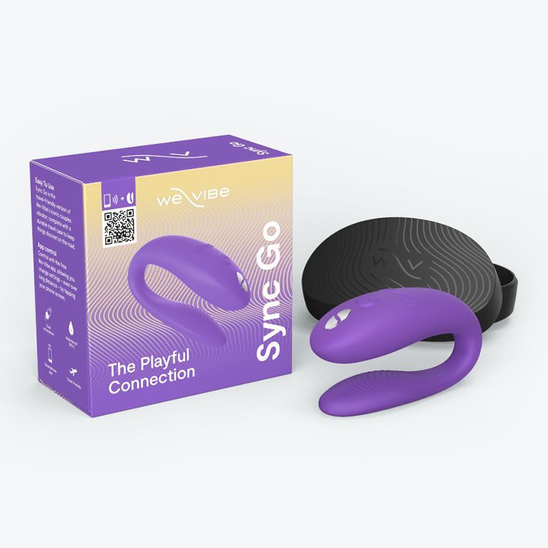Máy rung âm vật mini 2 đầu We-Vibe SYNC Go không giới hạn cao cấp Canada điều khiển qua app