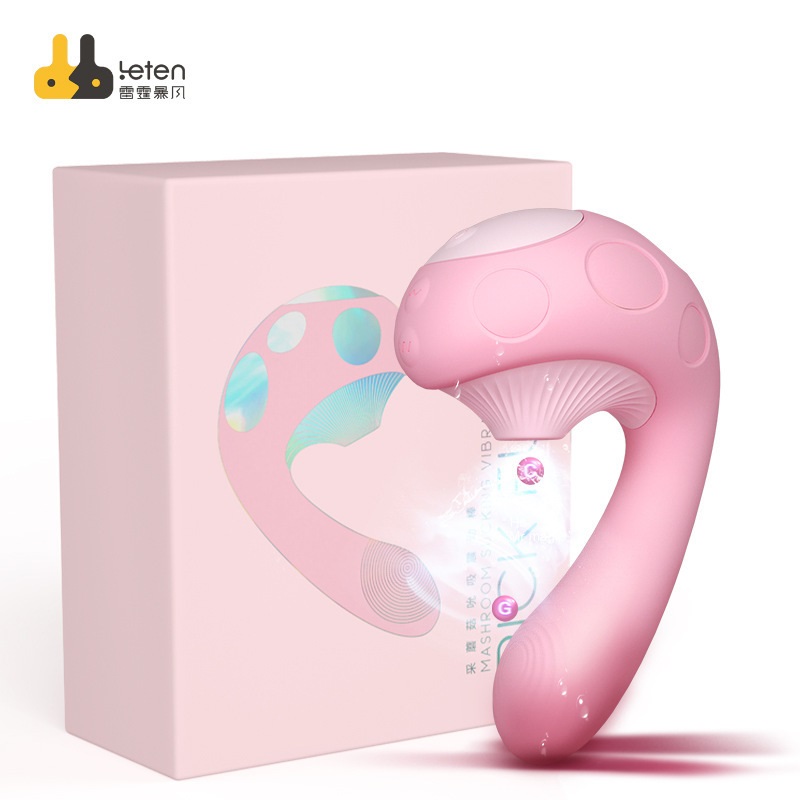 Máy rung bú hút âm đạo sưởi ấm 2 đầu Leten Pick Fun chính hãng