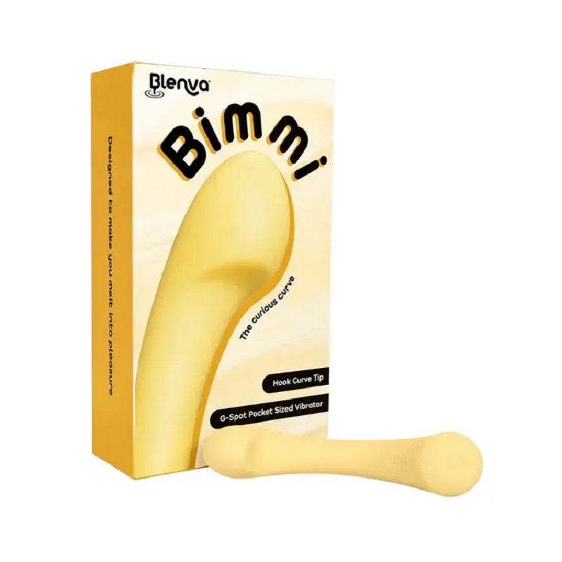Máy rung điểm G Blenva Bimmi đầu cong mềm chống nước IPX7