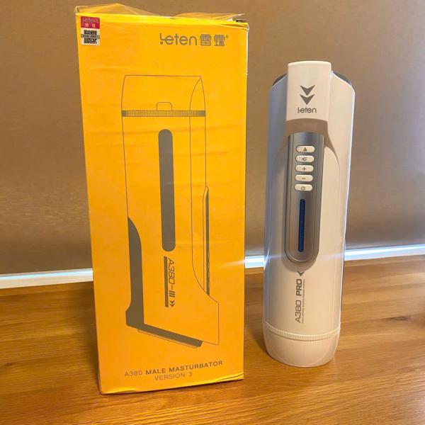 Máy thủ dâm đa năng Leten A380 Pro 5 tần số rung thụt rên sưởi ấm cao cấp