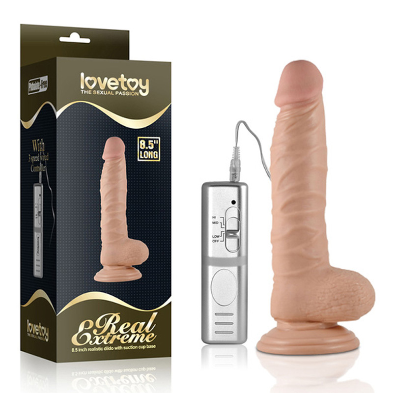 Phân phối Dương vật giả dán tường Lovetoy 8,5 inch 4 chế độ rung