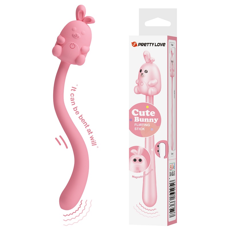 Que rung hỗ trợ tăng khoái cảm nam nữ Pretty Love Cute Bunny dễ thương
