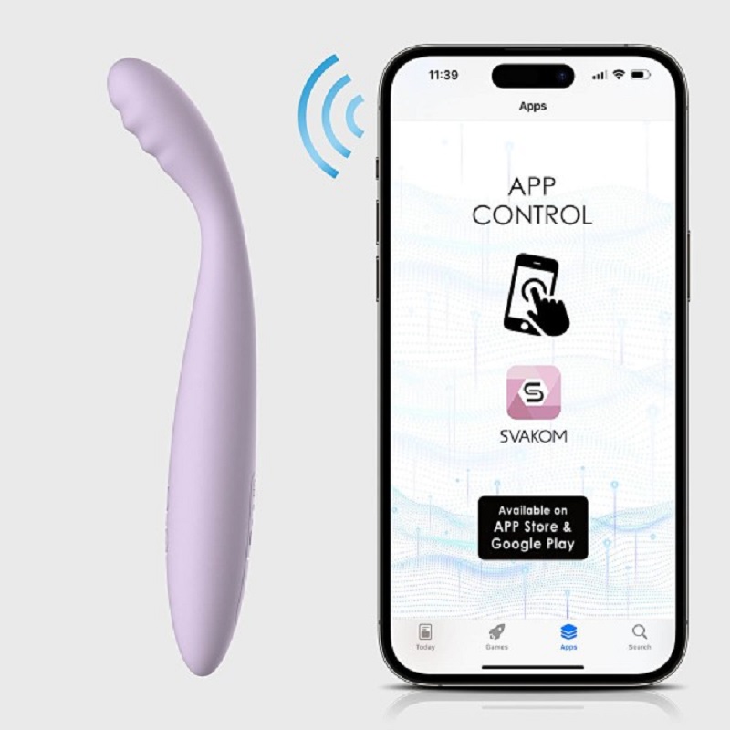 Que rung massage điểm G Svakom Cici 2 sưởi ấm điều khiển qua App