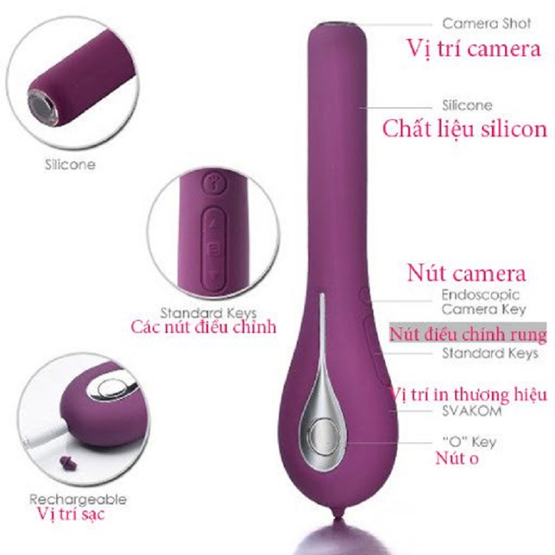 Que rung Svakom Siime Eye massage điểm G có camera quay phim chính hãng