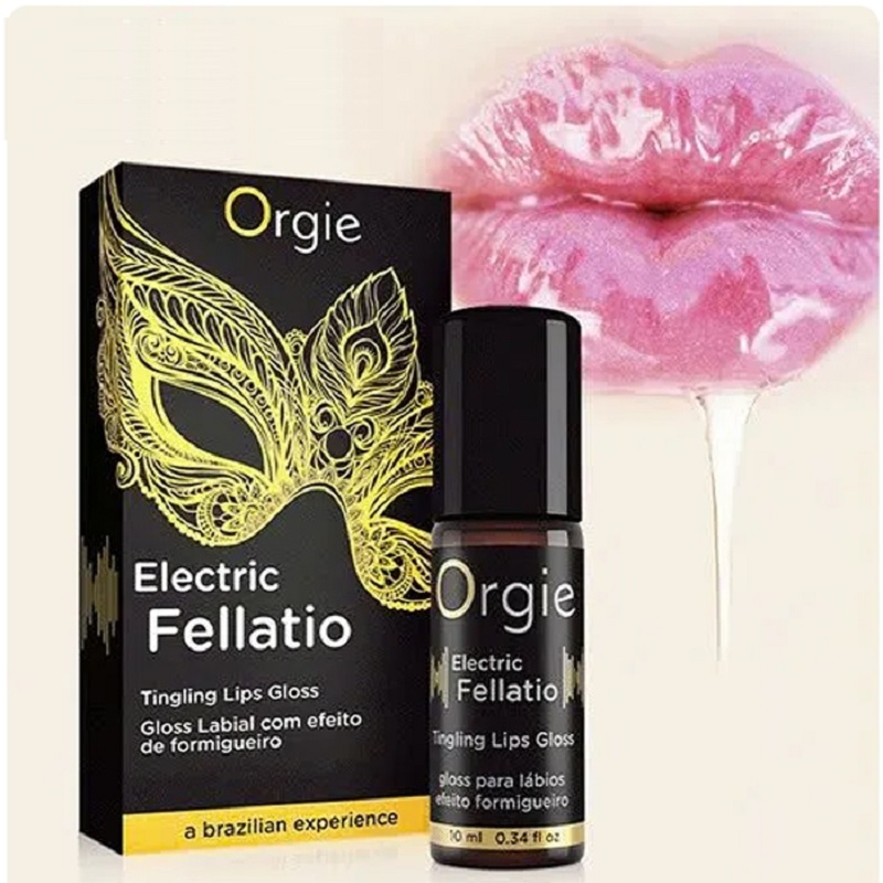 Son bóng Oralsex hiệu ứng rung Orgie Electric Fellatio tăng khoái cảm khi hôn