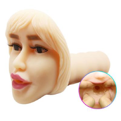 Âm đạo giả giá rẻ Baile mặt búp bê giống như đang được thổi kèn có rung