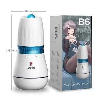 Âm đạo giả thủ dâm Mr.B B6 Ouyasi rung xoay bú hút tự động tỏa nhiệt