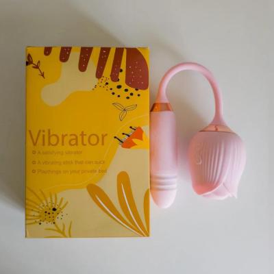 Bông hồng rung thụt hút Vibrator giá rẻ kích thích âm đạo điểm G