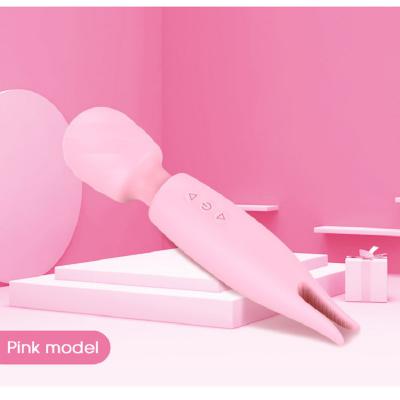 Chày rung massage điểm G 2 đầu Haoqi 10 chế độ nhỏ gọn