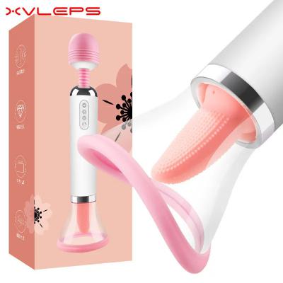 Chày rung massage điểm G bú lưỡi liếm sưởi ấm Love Aider