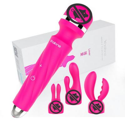 Chày rung tình yêu Nalone Lover massage âm đạo điểm G 4 đầu thay thế, sưởi ấm 42 độ