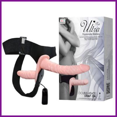Cu giả Baile Ultra có dây đeo hai đầu đặc ruột rung hỗ trợ làm tình cho les