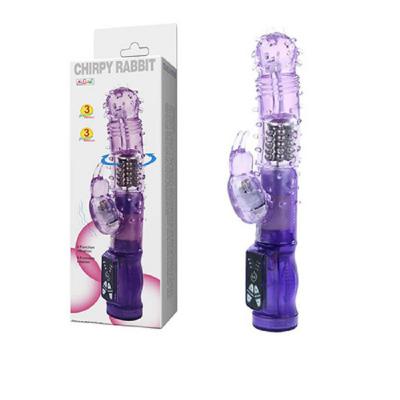 Cu giả cầm tay đa năng có gai Baile Chirpy Rabbit rung ngoáy