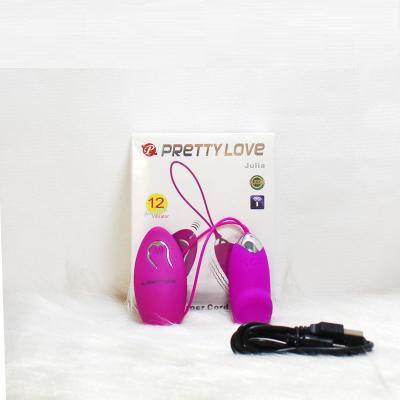 Cửa hàng Trứng rung không dây 12 chế độ Pretty Love Julia điều khiển từ xa