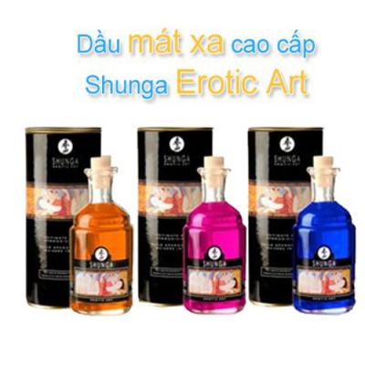 Dầu massage dạo đầu toàn thân Shunga Erotic Art làm ấm cơ thể nếm được cao cấp
