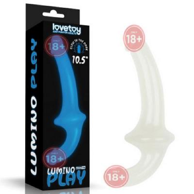 Dương vật giả cầm tay 2 đầu Lovetoy Lumino Play trong suốt phát sáng