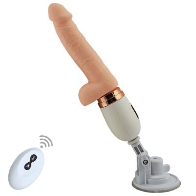 Dương vật giả có bìu Dibe Cyclone Fire rung thụt xoay ngoáy nhiệt  tự động điều khiển từ xa