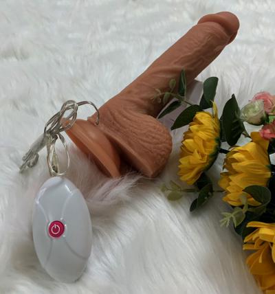 Dương vật giả hít tường Lovetoy Nature Cock Leo gân guốc điều khiển 7 chế độ rung