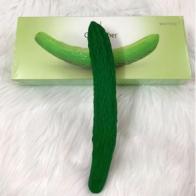 Dương vật giả ngụy trang trái dưa leo Cucumber Wistone rung 10 chế độ pin sạc