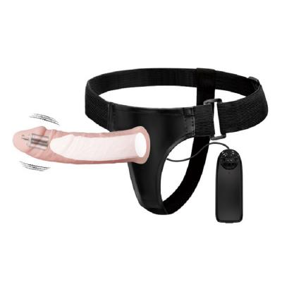 Dương vật giả rỗng ruột đeo dây có rung Baile Ultra