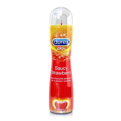 Gel bôi trơn Durex Play Saucy Strawberry hương dâu 100ml chính hãng