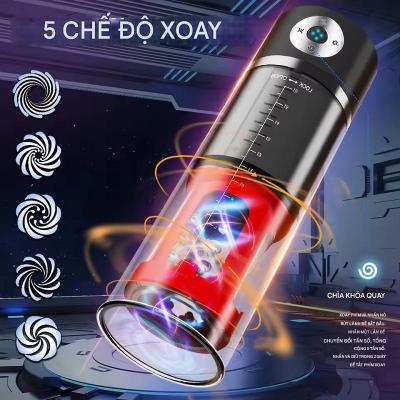 Máy mát xa tập tăng kích thước cậu nhỏ Yeain Man PowerUp hút xoay kép & chip âm thanh 3D